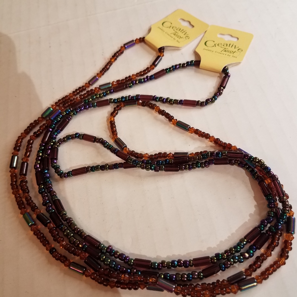 Creative twist beads  j361